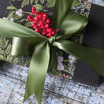 Load image into Gallery viewer, Willow Green Double Faced Satin Ribbon
