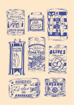 Load image into Gallery viewer, Kitchen Tins Print - A4 / A3
