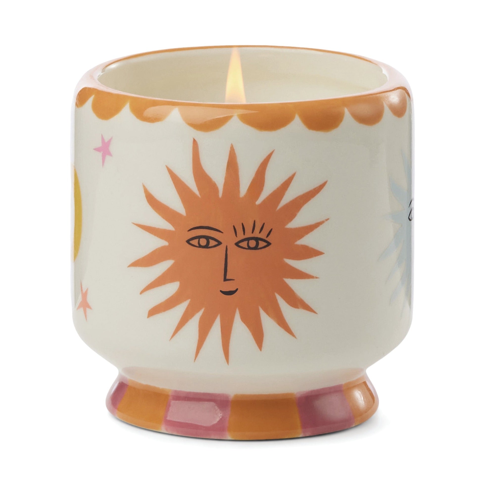 Sun Ceramic Candle