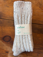 Load image into Gallery viewer, Recycled Wool Low Gauge Socks - white
