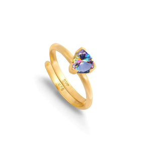 Audie Mystic Topaz Ring - Gold