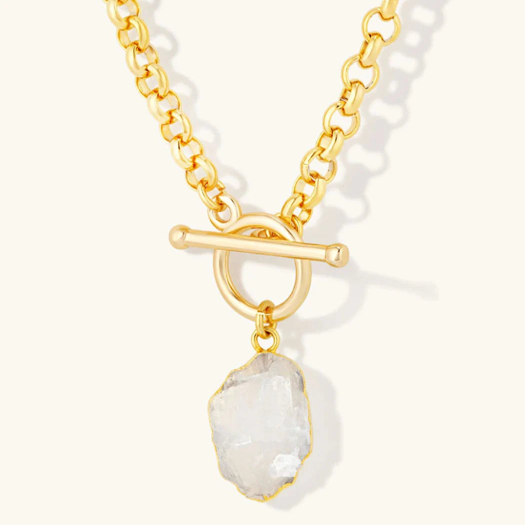 Deity Moonstone Necklace