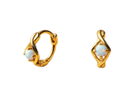 Load image into Gallery viewer, Twisted Opal Huggies
