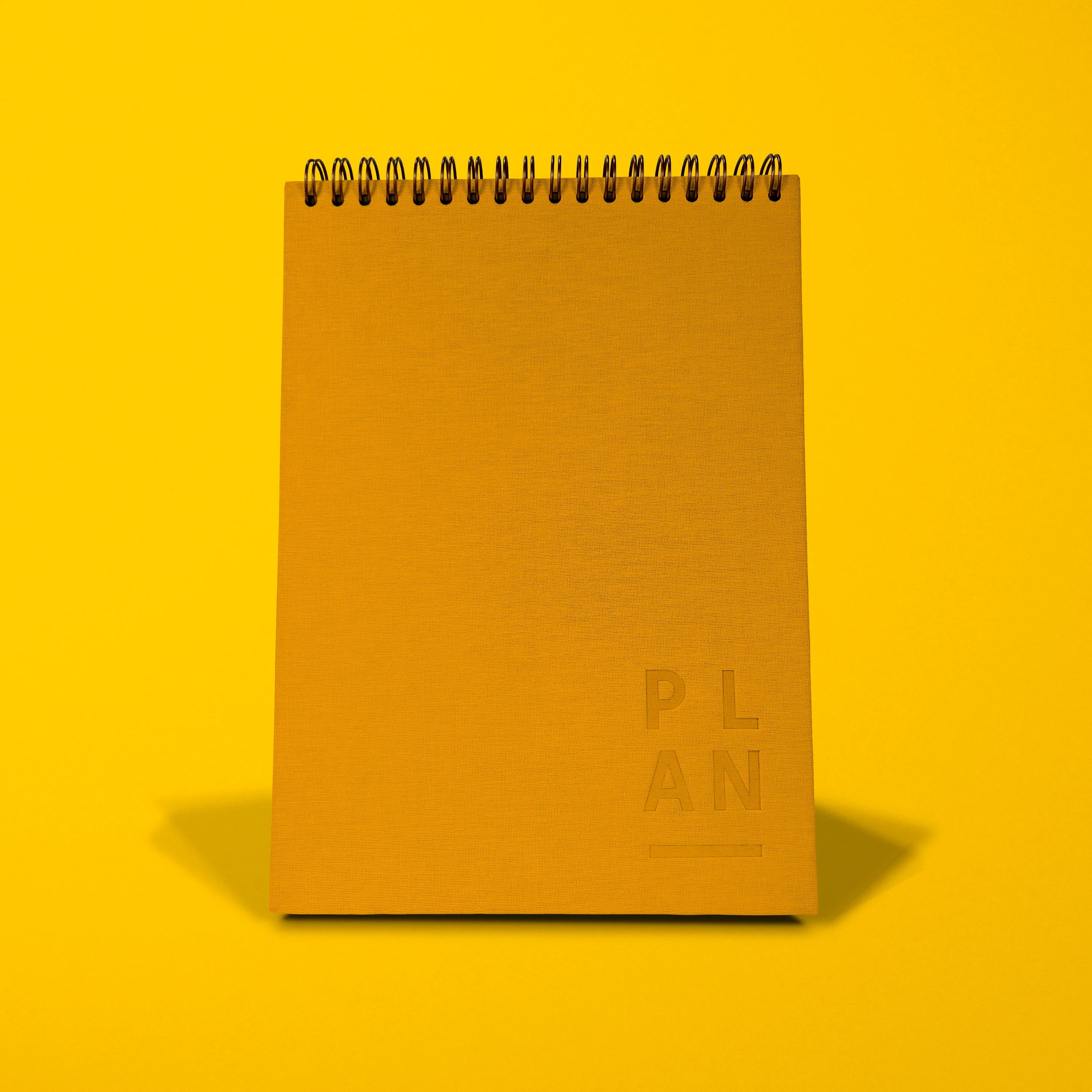 Weekly Desktop Planner - Yellow
