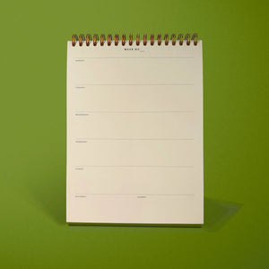 Weekly Desktop Planner - Khaki
