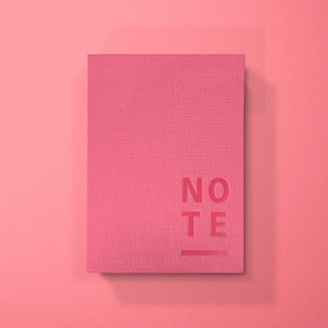 Blank Canvas Notepad - Pink