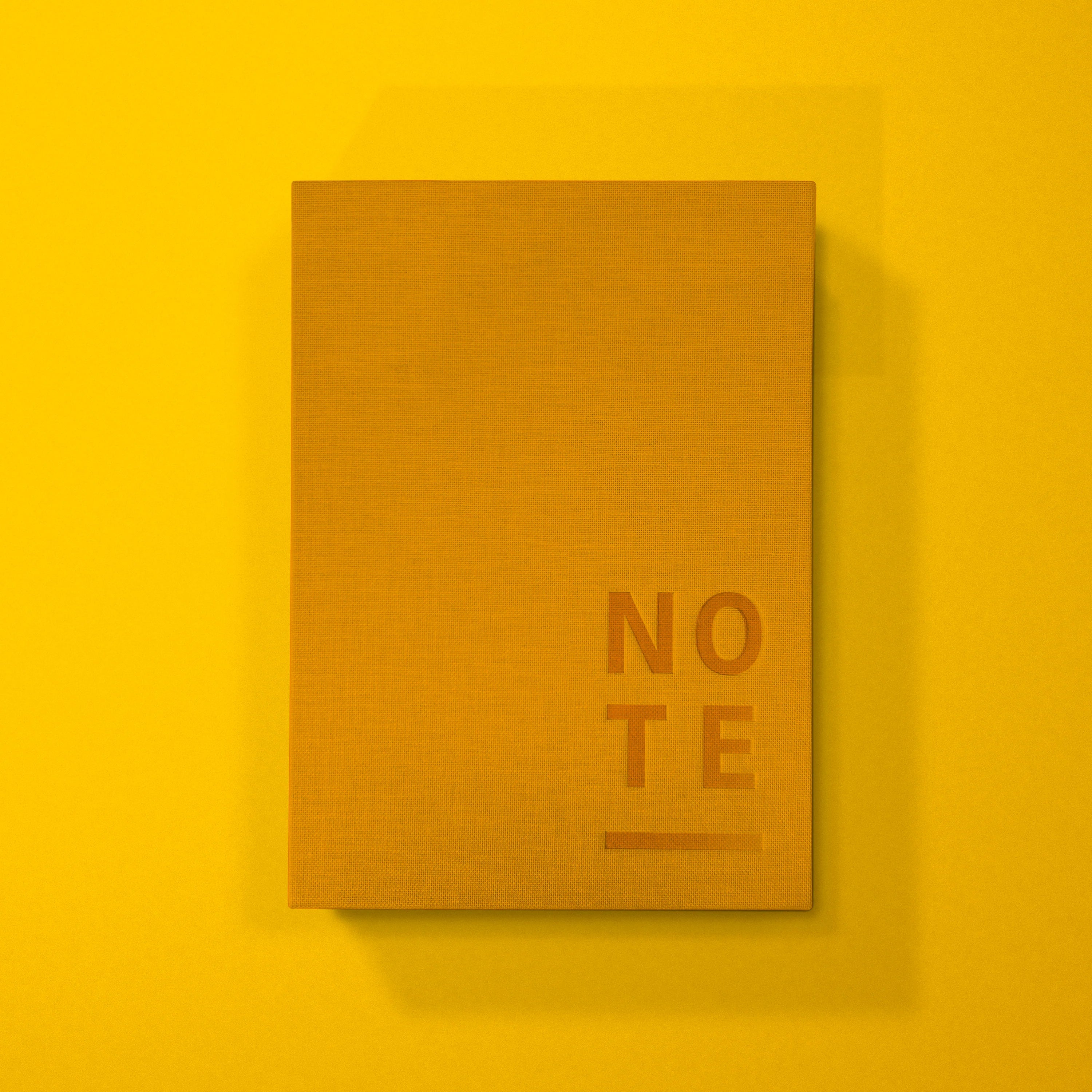 Blank Canvas Notepad - Yellow