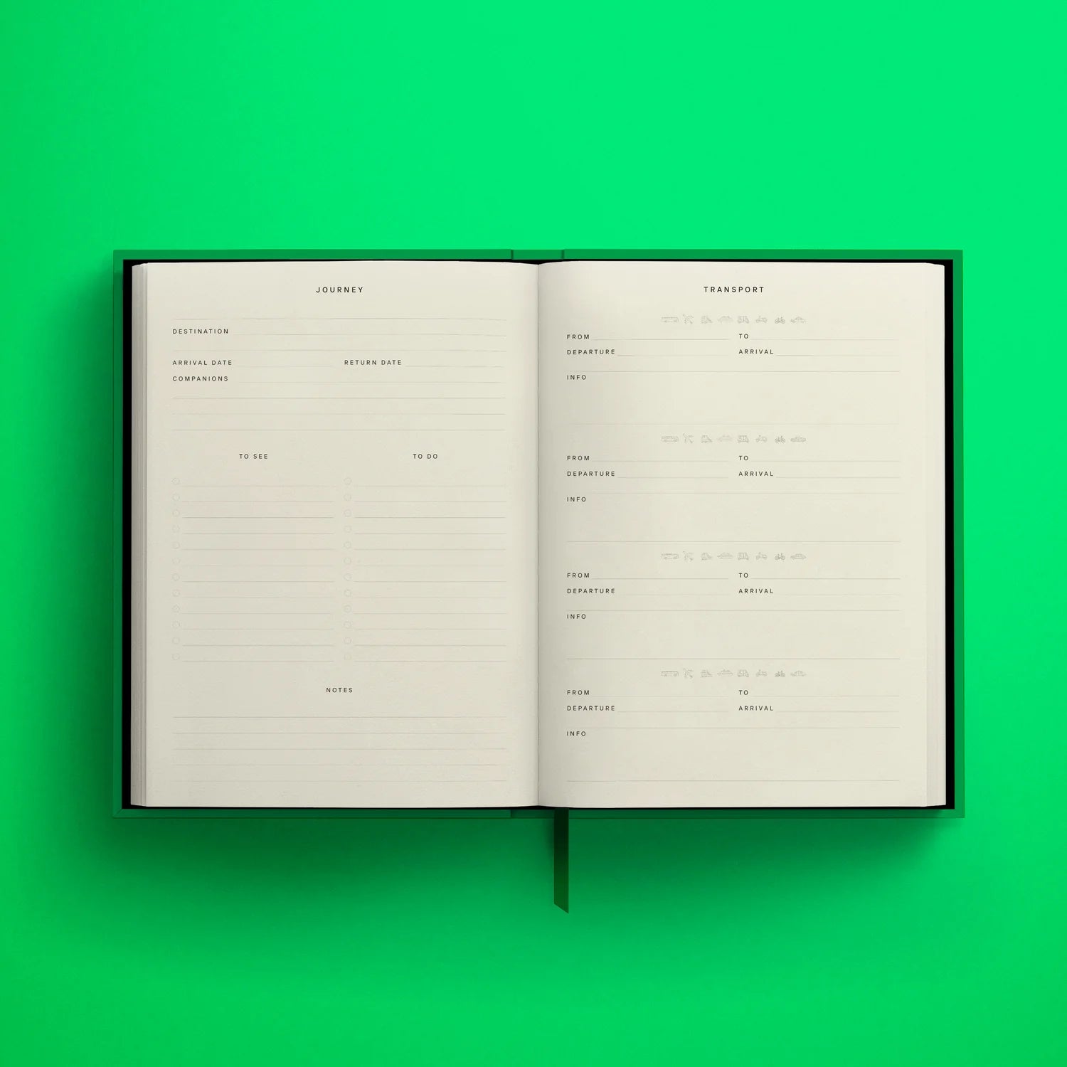 Blank Canvas Travel Journal