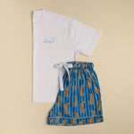 Load image into Gallery viewer, Leopard Tee - blue
