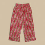Load image into Gallery viewer, Stripe Leopard PJ Trouser - pink / red
