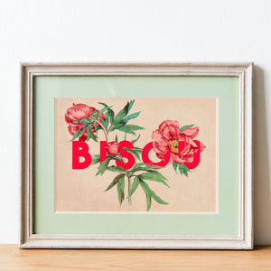 'Bisou' Print