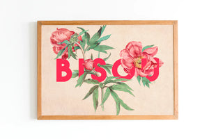 'Bisou' Print