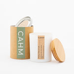 Load image into Gallery viewer, Peony, Rose &amp; Oud White Glass Candle
