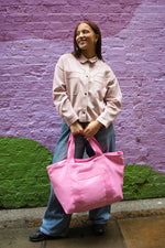 Load image into Gallery viewer, Carryall Tote Bag - pink
