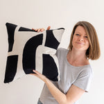 Load image into Gallery viewer, Bruten Cushion Cover - monochrome
