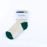 Load image into Gallery viewer, Thelma Cotton Socks - forest / wild oat
