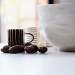 Load image into Gallery viewer, Espresso Cup Sgrafitto Stripe
