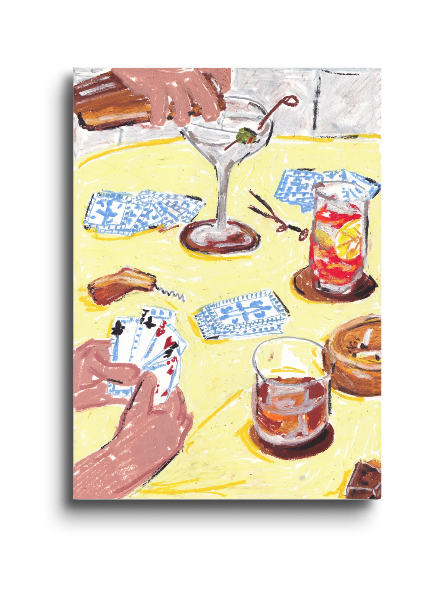 Cards & Cocktails Print