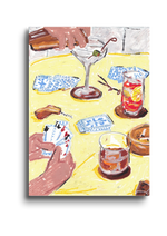 Load image into Gallery viewer, Cards &amp; Cocktails Print
