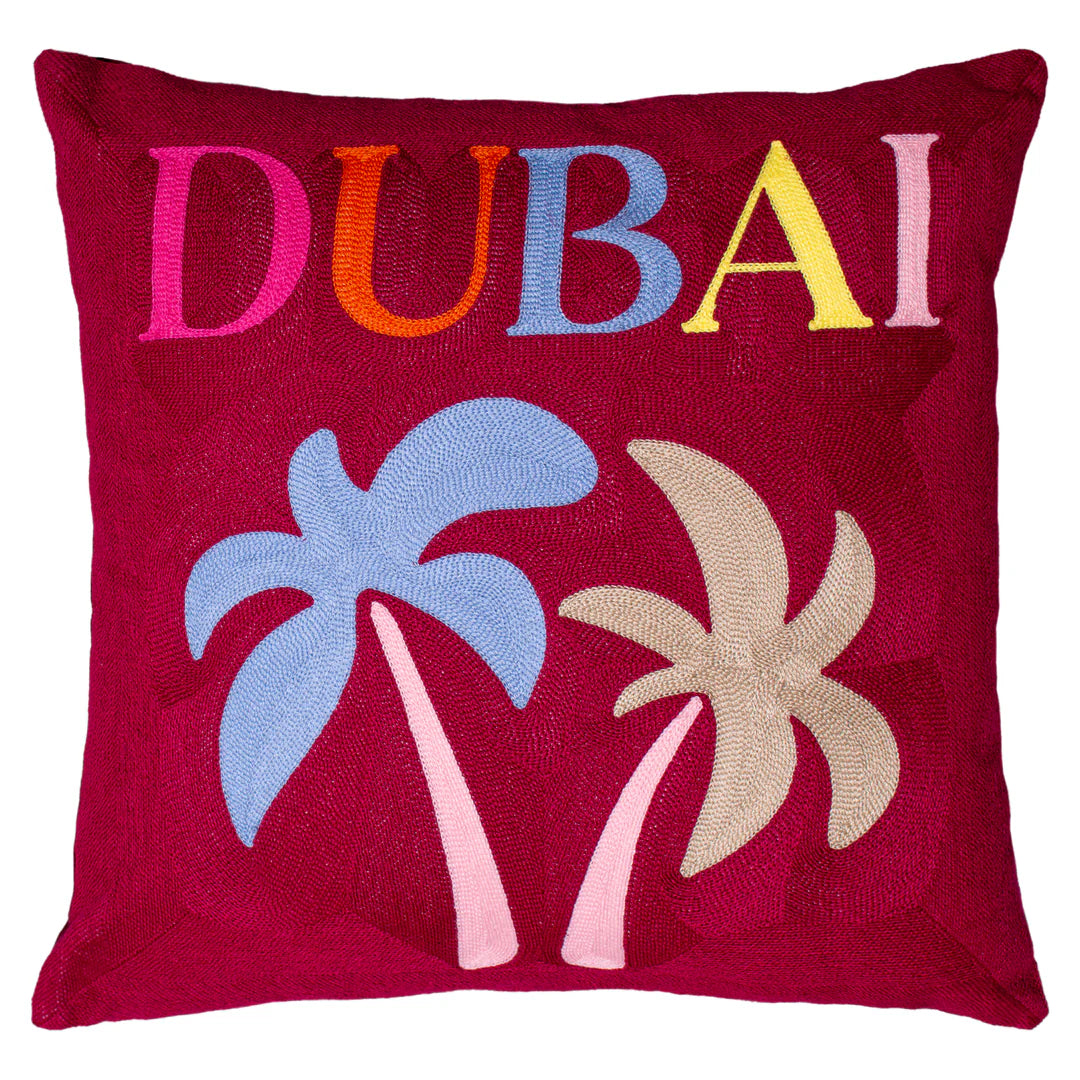 Dubai Needlepoint Cushion - Limited Edition