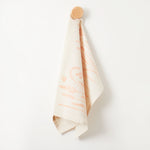 Load image into Gallery viewer, Organic Tea Towel - Native Grasses &amp; Bees
