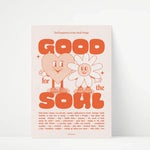 Load image into Gallery viewer, Good For The Soul Print - orange
