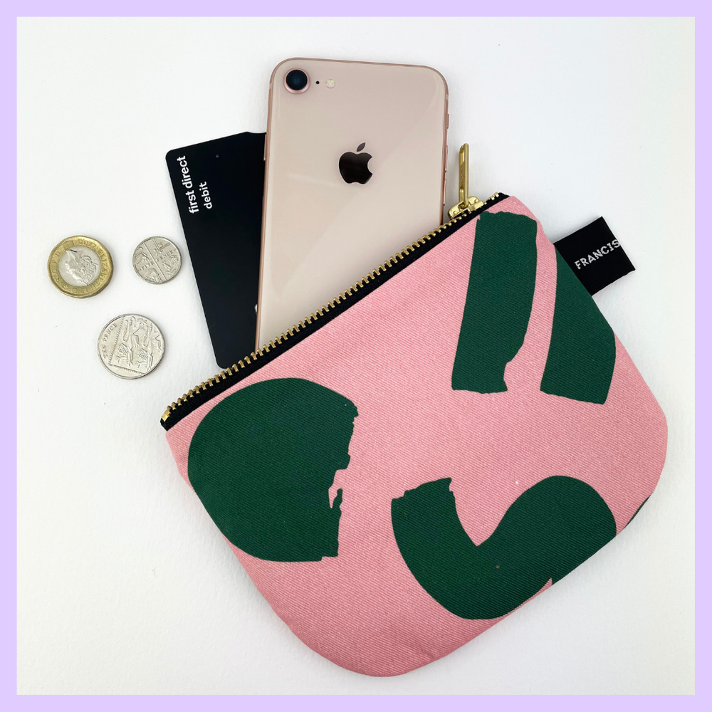 Love Green + Pink Pouch
