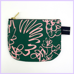 Load image into Gallery viewer, Spring Green + Pink Pouch
