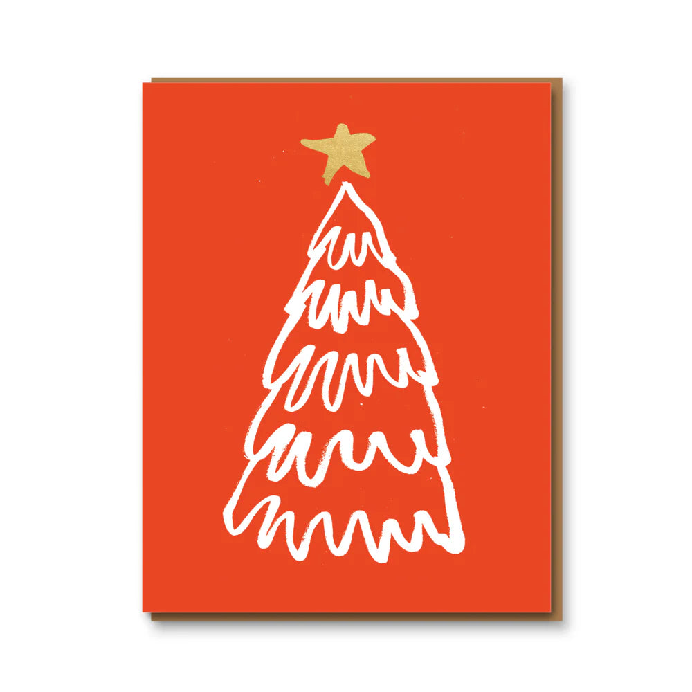 Christmas Tree Card - single / box of 8
