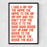 Load image into Gallery viewer, Rapper&#39;s Delight - orange print
