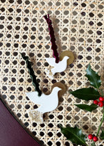 Load image into Gallery viewer, Porcelain Ceramic Dove - small / large
