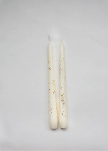 Gold Sparkle Candle - various colours
