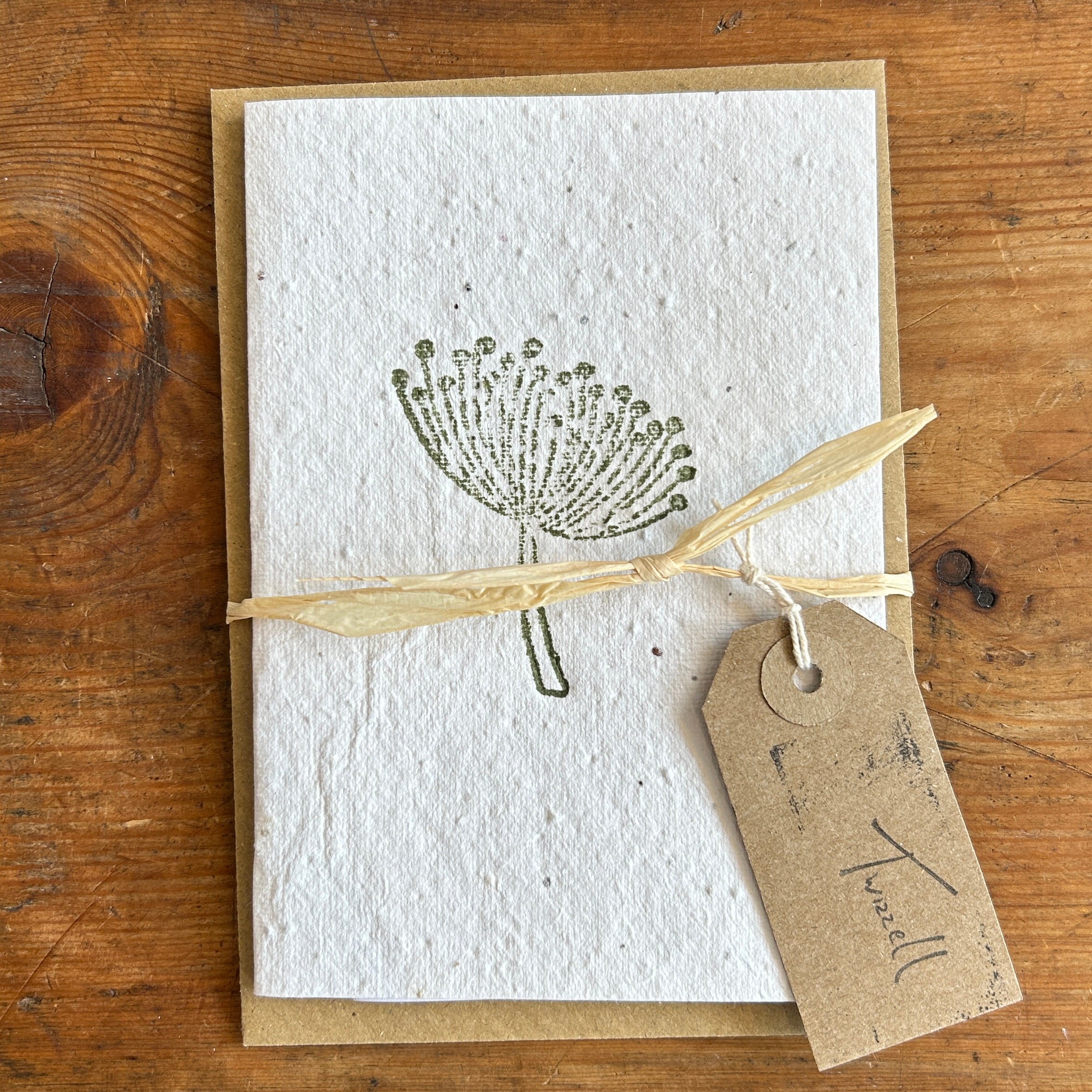 Seed Head Plantable Card