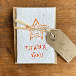 Load image into Gallery viewer, Mini Star Plantable Thank You Card
