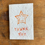 Load image into Gallery viewer, Mini Star Plantable Thank You Card
