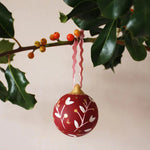 Load image into Gallery viewer, Hand Painted Ceramic Bauble
