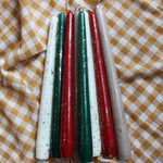 Load image into Gallery viewer, Gold Sparkle Candle - various colours
