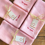 Load image into Gallery viewer, Bon Apetit Linen Napkin - pink - pair
