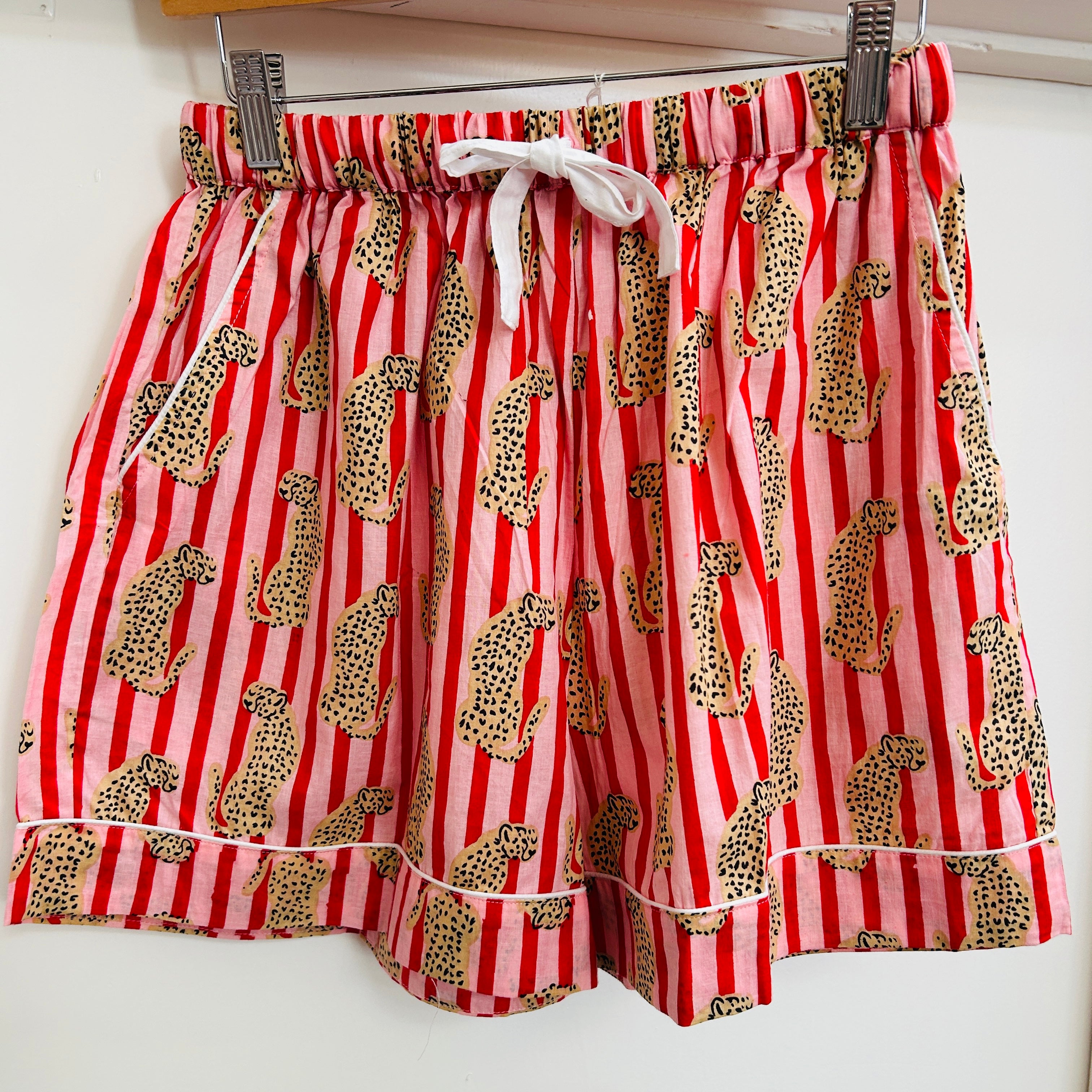 Leopard PJ Shorts