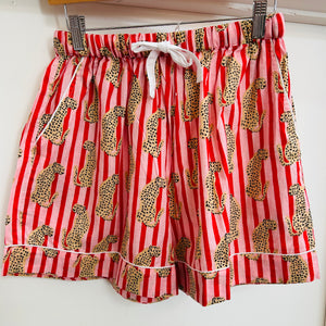 Leopard PJ Shorts