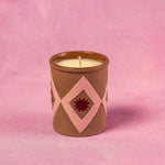 Load image into Gallery viewer, Peony, Pepper &amp; Tuberose Ceramic Scented Candle

