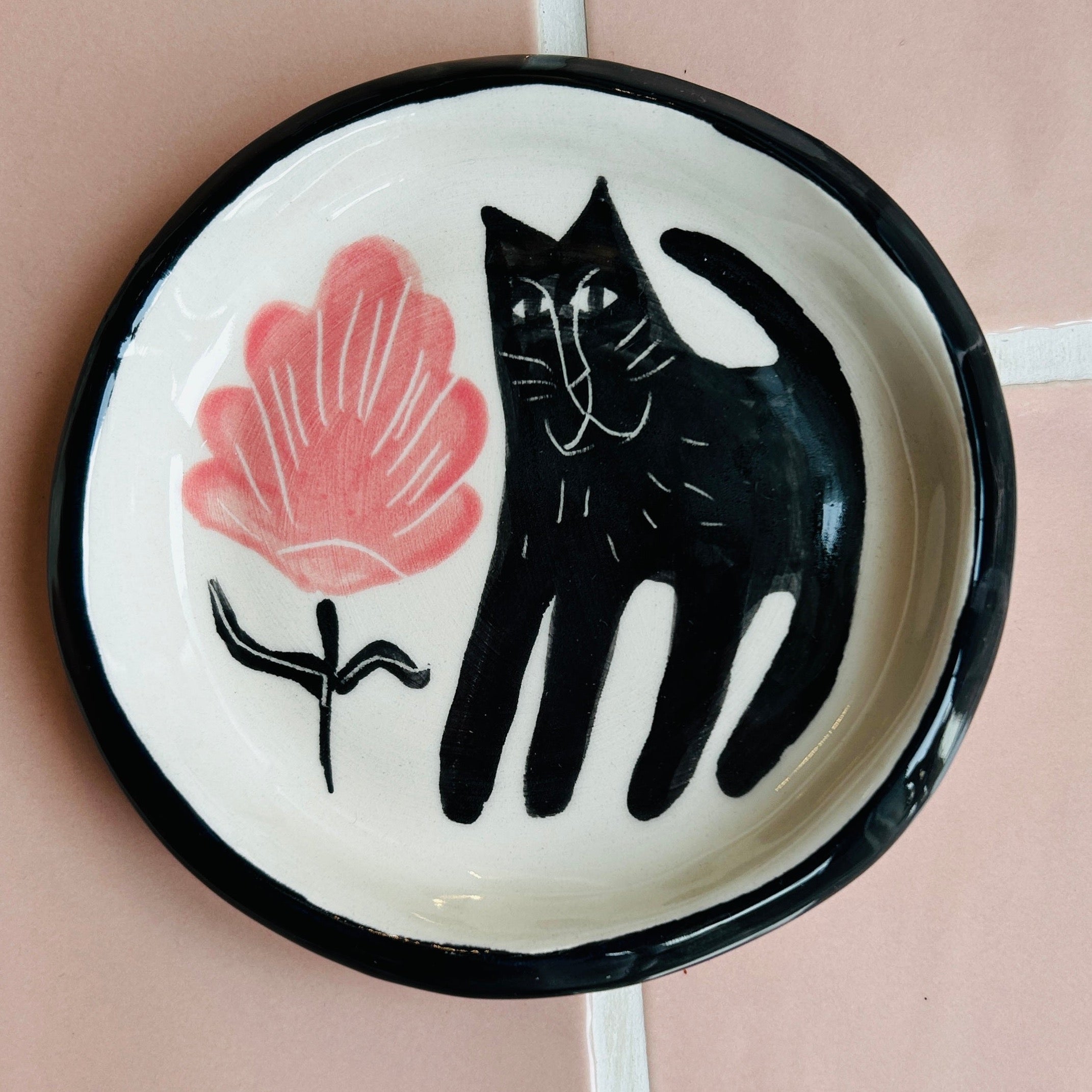 Cat Trinket Dish - medium