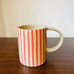 Load image into Gallery viewer, Coral Stripe Jug - small
