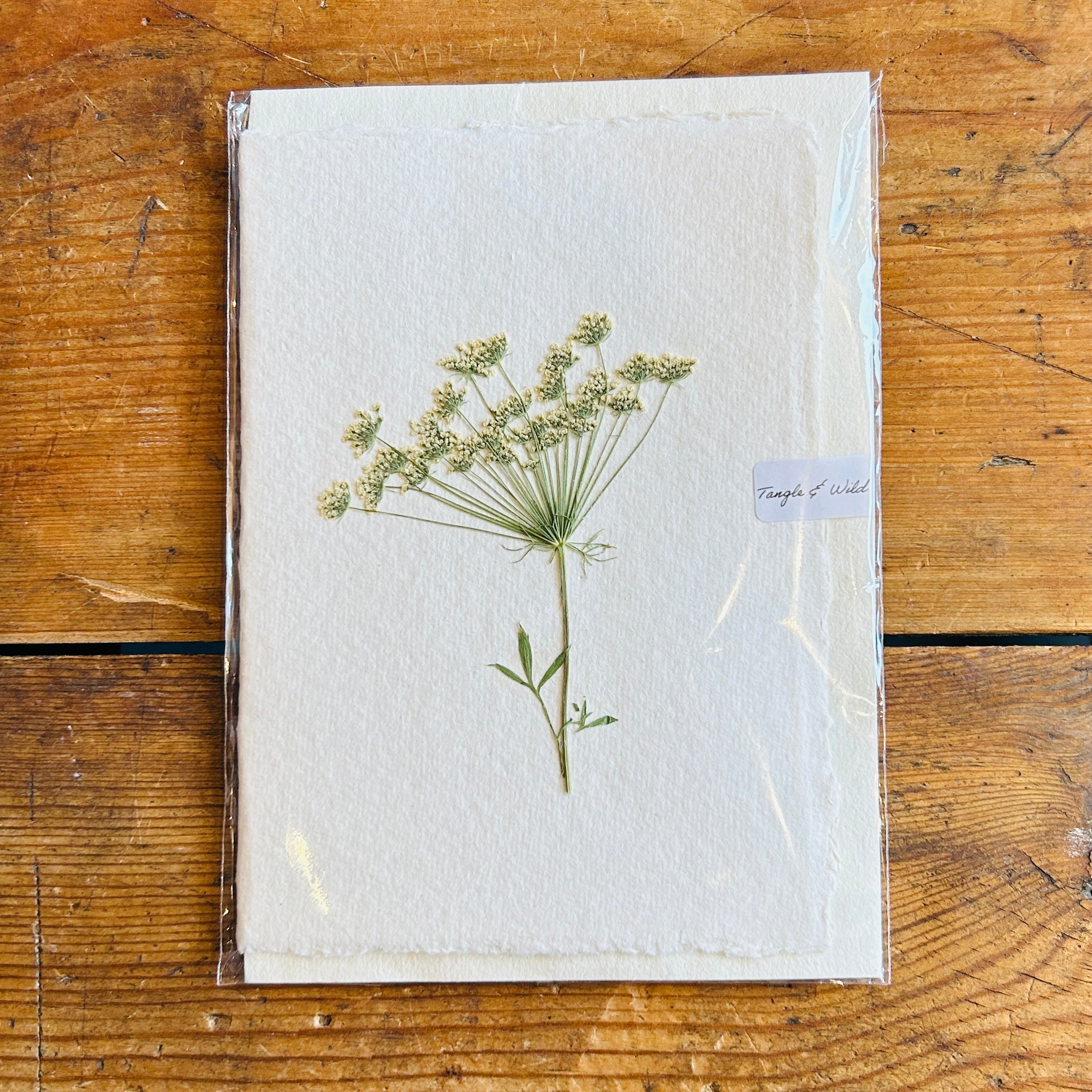 Pressed Flower Greeting Card