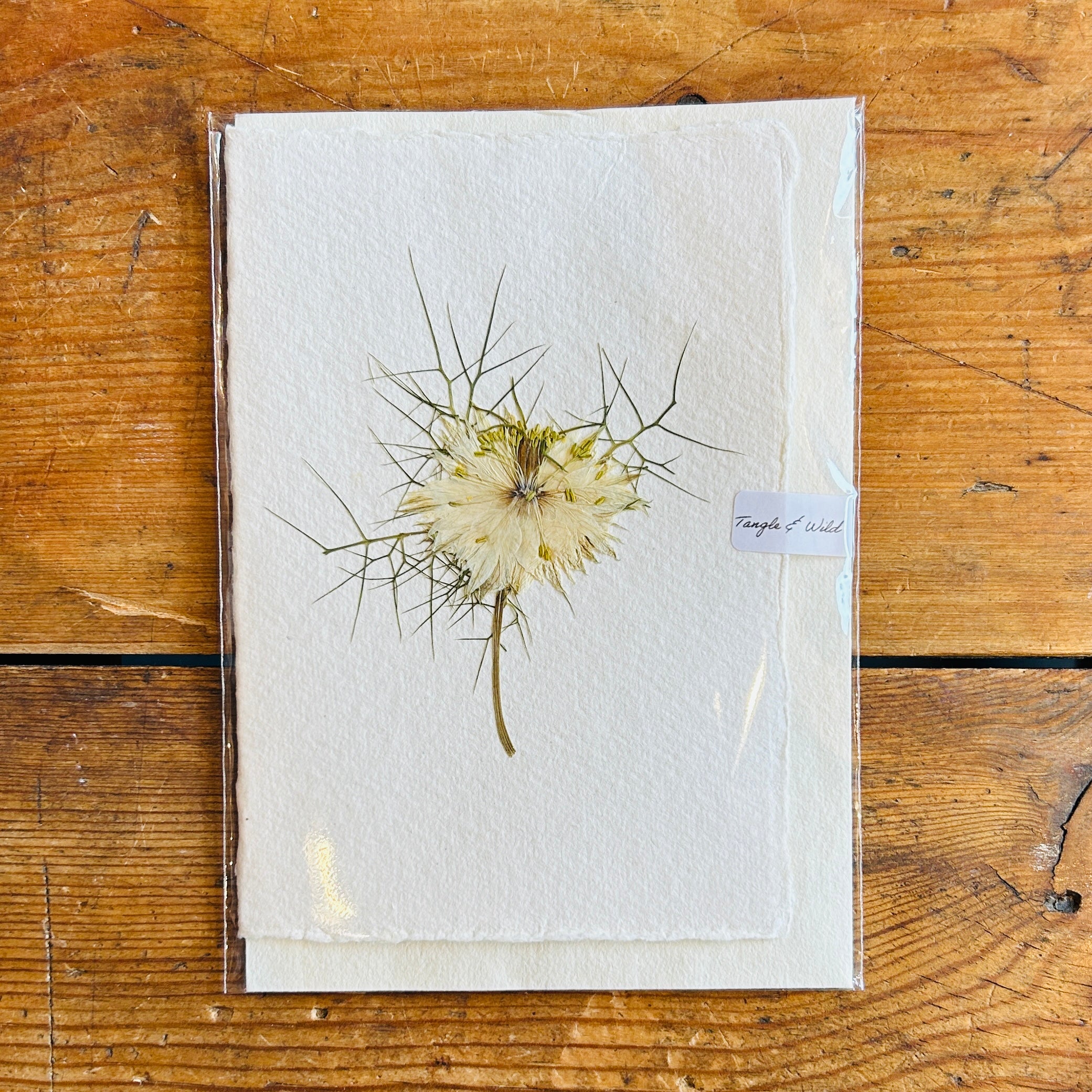 Pressed Flower Greeting Card