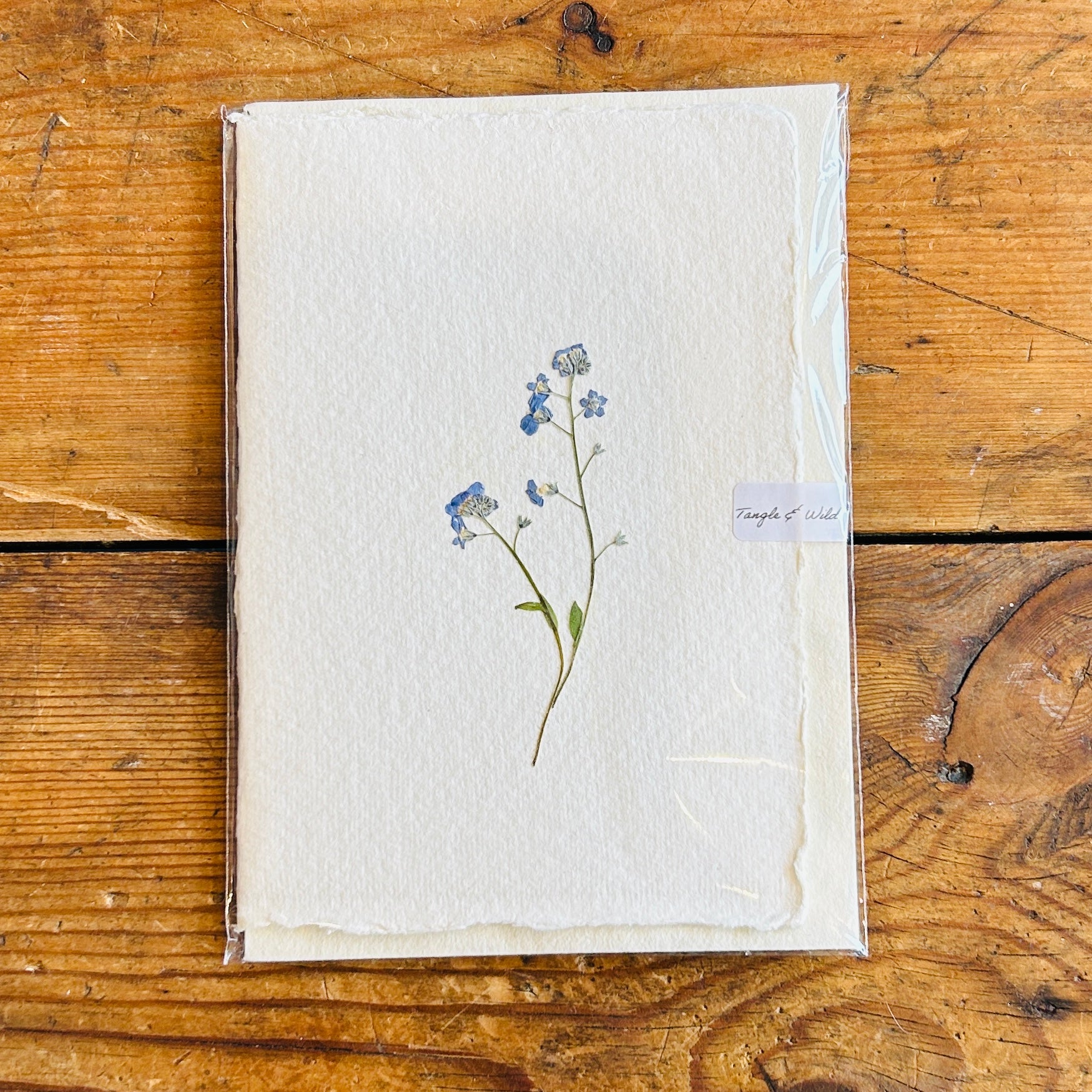 Pressed Flower Greeting Card