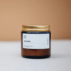 Restore (Bergamot + Mint + Rosemary) Candle