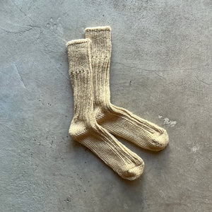Organic Cotton Chunky Socks - taupe