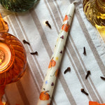 Load image into Gallery viewer, Harvest Pumpkin Hand Painted Candle
