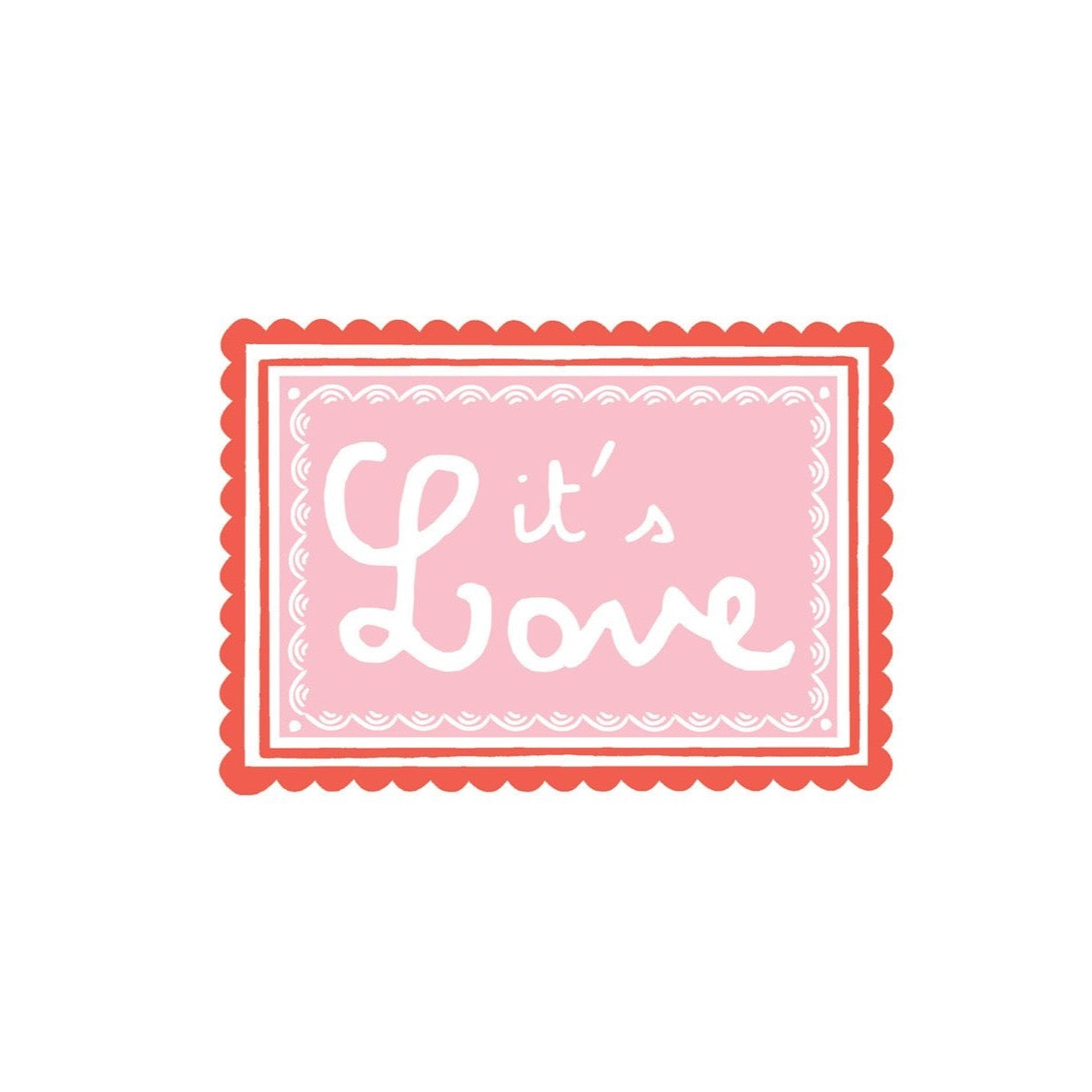 It's Love Greeting Card